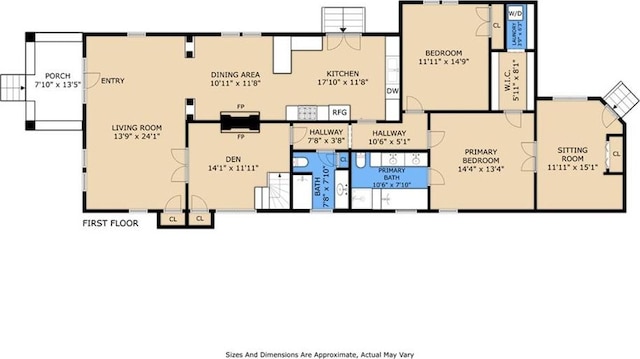1906 Audubon St, New Orleans, LA 70118 - view of home floor plan