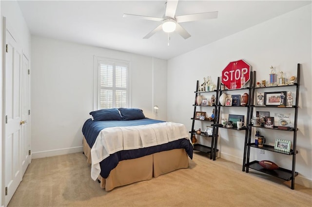 450 Fairway Dr, New Orleans, LA 70124 - bedroom featuring carpet floors and ceiling fan
