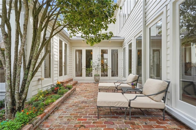 450 Fairway Dr, New Orleans, LA 70124 - view of patio / terrace featuring french doors