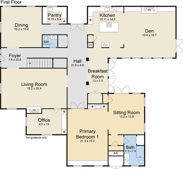 450 Fairway Dr, New Orleans, LA 70124 - view of room layout