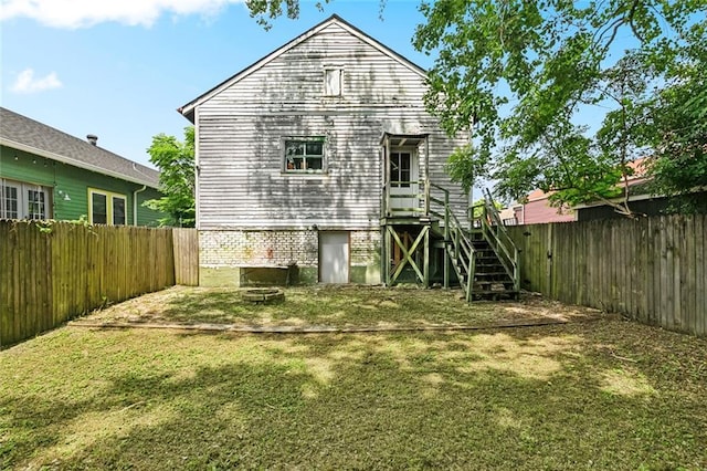 1421 Kentucky St, New Orleans, LA 70117 - back of property featuring a fenced backyard