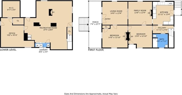 1421 Kentucky St, New Orleans, LA 70117 - view of floor plan / room layout