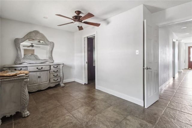 624 Taylorbrook St, Gretna, LA 70053 - interior space with a ceiling fan and baseboards
