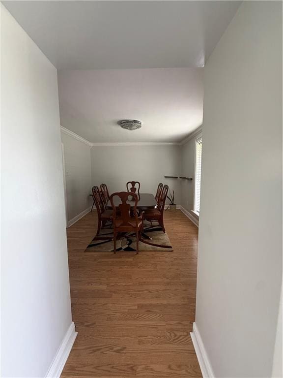 3757 Mimosa Ct, New Orleans, LA 70131 - dining space featuring wood finished floors and ornamental molding