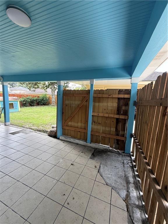 3757 Mimosa Ct, New Orleans, LA 70131 - view of patio with a gate