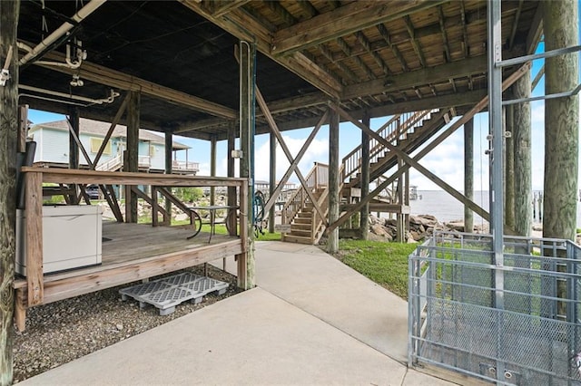 271 Lakeview Dr, Slidell, LA 70458 - view of patio / terrace with stairway