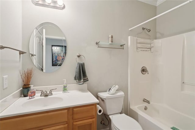 271 Lakeview Dr, Slidell, LA 70458 - full bath featuring vanity and shower / washtub combination
