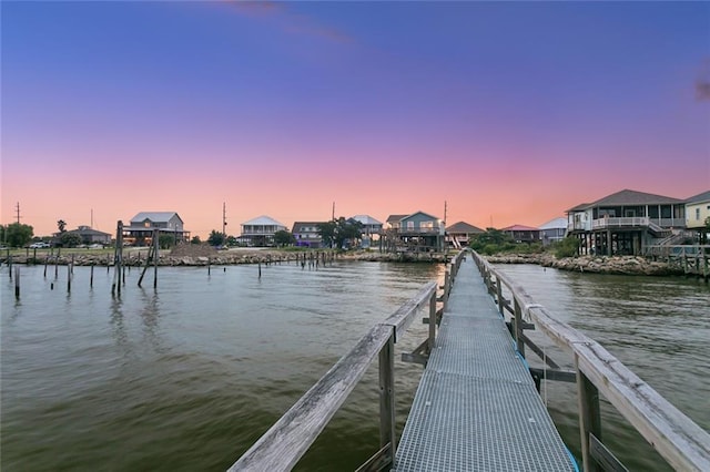 271 Lakeview Dr, Slidell, LA 70458 - dock area featuring a water view and a residential view