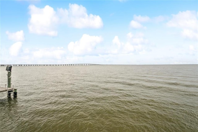 271 Lakeview Dr, Slidell, LA 70458 - water view featuring a dock