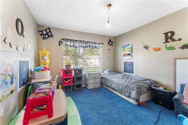 1799 Kings Row, Slidell, LA 70461 - bedroom featuring carpet and a textured ceiling