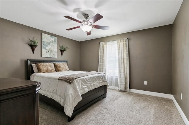 6744 Canal Blvd, New Orleans, LA 70124 - bedroom with light colored carpet and ceiling fan