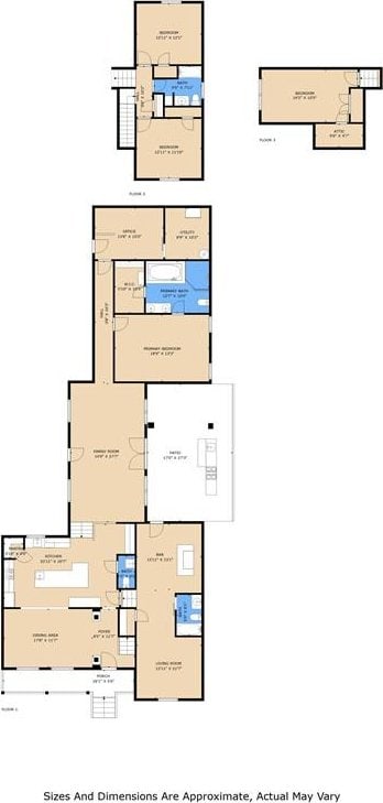 6744 Canal Blvd, New Orleans, LA 70124 - view of floor plan / room layout