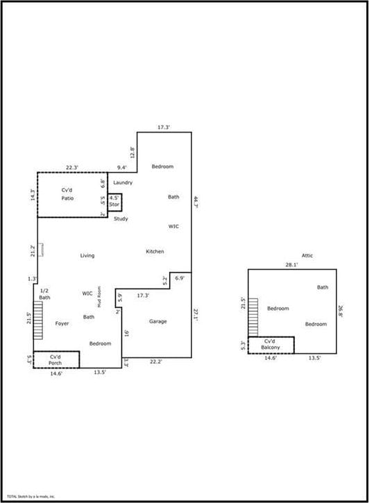 1185 Delta Ln, Covington, LA 70433 - view of room layout