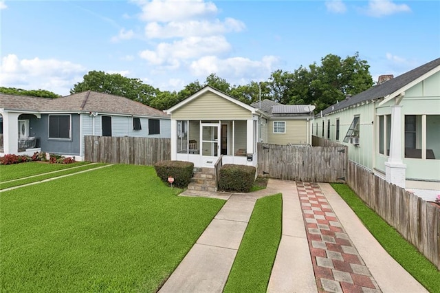 2517 Myrtle St, New Orleans, LA 70122 - view of front of property with a sunroom