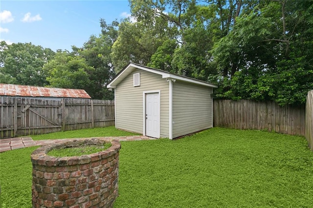 2517 Myrtle St, New Orleans, LA 70122 - view of shed featuring a fenced backyard