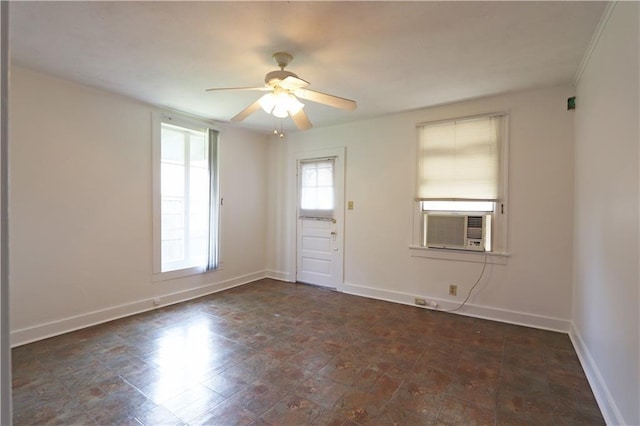 30507 Labarre Dr, Metairie, LA 70001 - spare room featuring ceiling fan and cooling unit