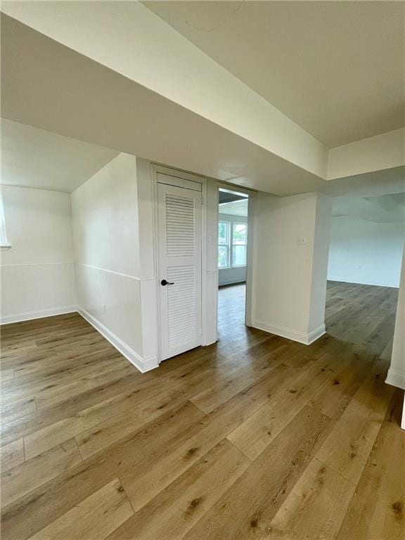 144 Yvonne Dr, Avondale, LA 70094 - additional living space featuring wood-type flooring and baseboards