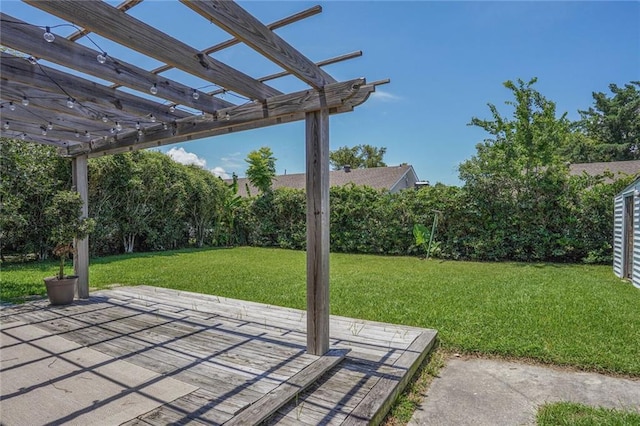 4717 Orleans Blvd, Jefferson, LA 70121 - view of patio with a pergola