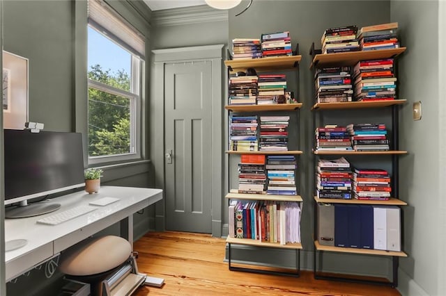 1824 Ursulines Ave, New Orleans, LA 70116 - office space featuring wood finished floors and ornamental molding