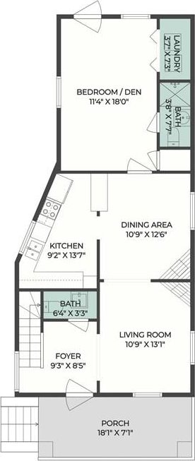 1824 Ursulines Ave, New Orleans, LA 70116 - view of property floor plan