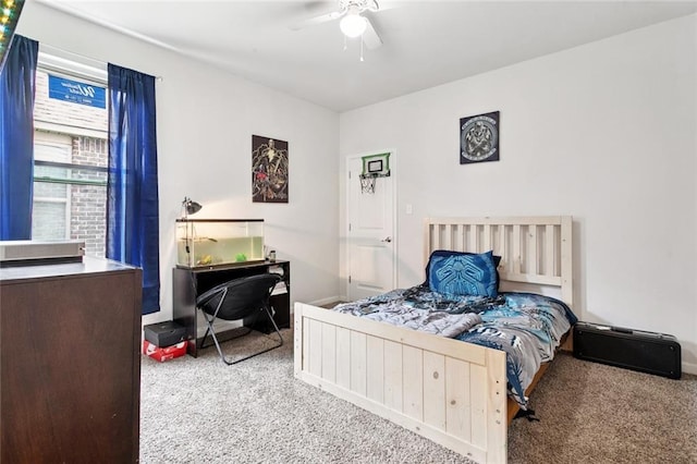 6031 Belfast Bend Ct, Slidell, LA 70461 - carpeted bedroom featuring ceiling fan