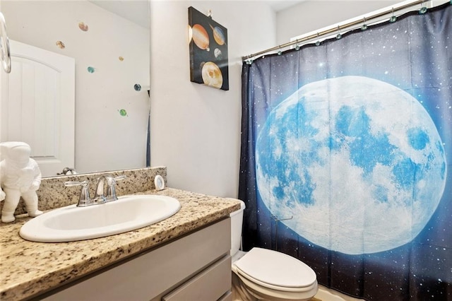 6031 Belfast Bend Ct, Slidell, LA 70461 - full bath featuring vanity and a shower with curtain