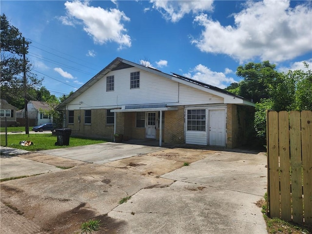4440 Werner Dr, New Orleans, LA 70126 - back of house featuring brick siding