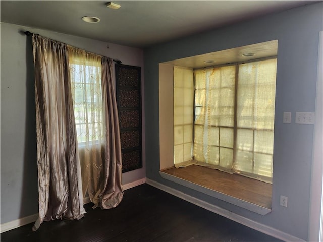 4440 Werner Dr, New Orleans, LA 70126 - empty room with baseboards and wood finished floors
