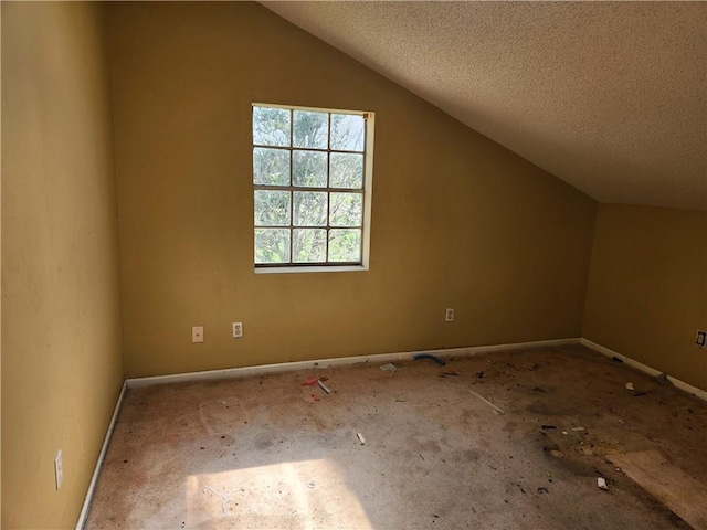 4440 Werner Dr, New Orleans, LA 70126 - bonus room featuring lofted ceiling and a textured ceiling