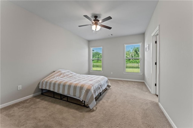 42333 Jasper Ln, Ponchatoula, LA 70454 - bedroom with carpet and ceiling fan