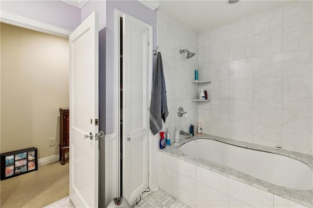 42 Crane St, New Orleans, LA 70124 - bathroom with tiled shower / bath