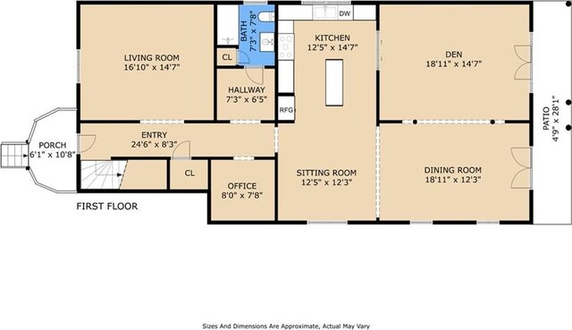 42 Crane St, New Orleans, LA 70124 - view of room layout