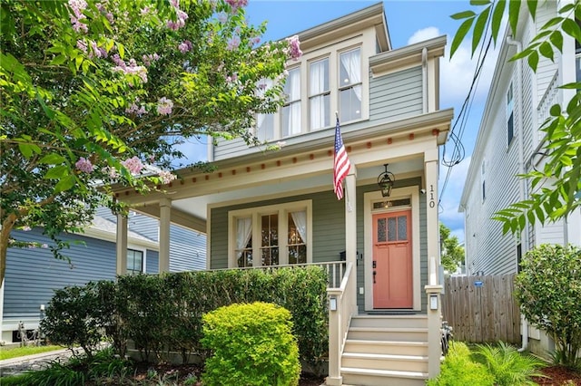 110 Atlantic Ave, New Orleans, LA 70114 - view of front of property featuring covered porch