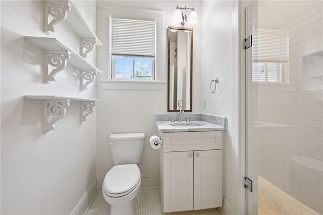 110 Atlantic Ave, New Orleans, LA 70114 - bathroom with vanity and a shower stall