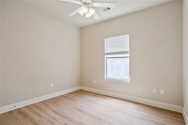 739 Chevreuil St, Mandeville, LA 70448 - unfurnished room with light wood-type flooring and ceiling fan