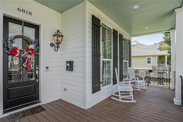 6818 Louisville St, New Orleans, LA 70124 - property entrance with covered porch