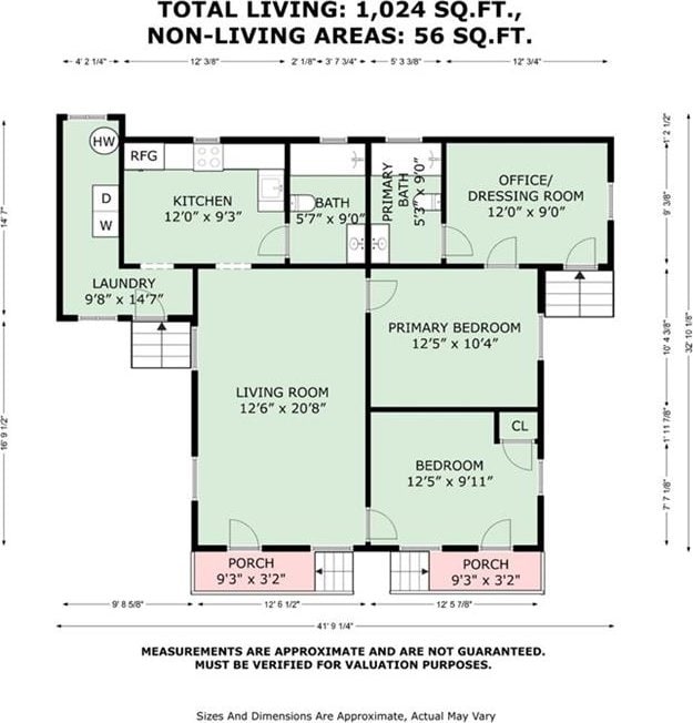 3221 N Rampart St, New Orleans, LA 70117 - view of floor plan / room layout