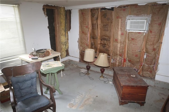 5326 Prytania St, New Orleans, LA 70115 - basement featuring a wall mounted air conditioner