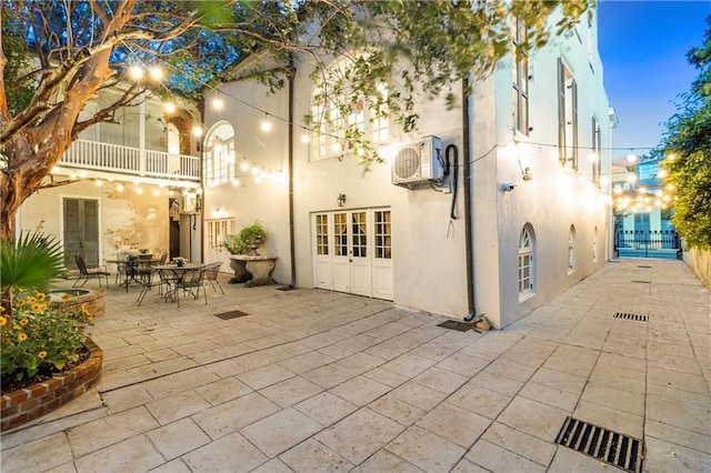 521 Dauphine St, New Orleans, LA 70112 - patio / terrace with a patio area, french doors, and outdoor dining area