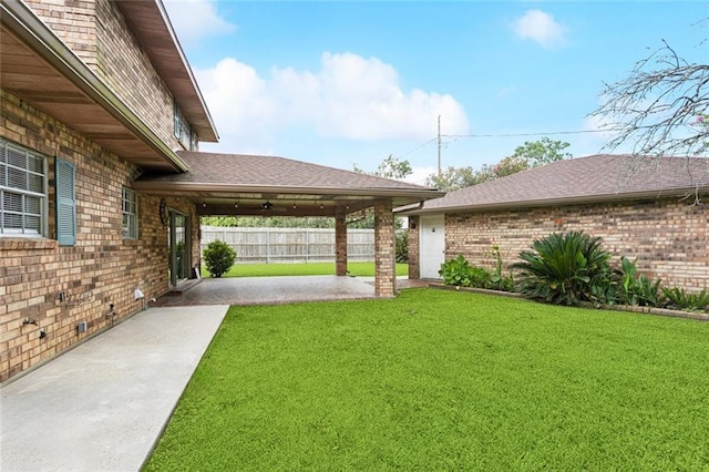 104 Magnolia Dr, Belle Chasse, LA 70037 - view of yard featuring a patio