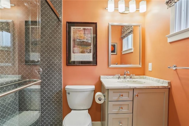 2310 Metairie Ct, Metairie, LA 70001 - full bathroom featuring vanity and a tile shower