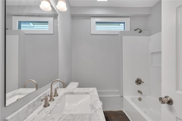 2625 Ursulines Ave, New Orleans, LA 70119 - full bathroom with vanity, plenty of natural light, and washtub / shower combination