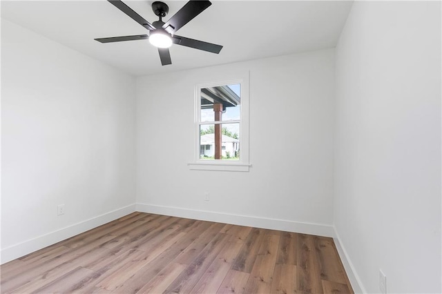 566 Gelpi Ave, Jefferson, LA 70121 - unfurnished room featuring light wood finished floors and ceiling fan