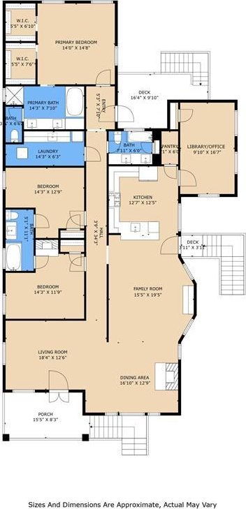 5540 Pitt St, New Orleans, LA 70115 - view of home floor plan