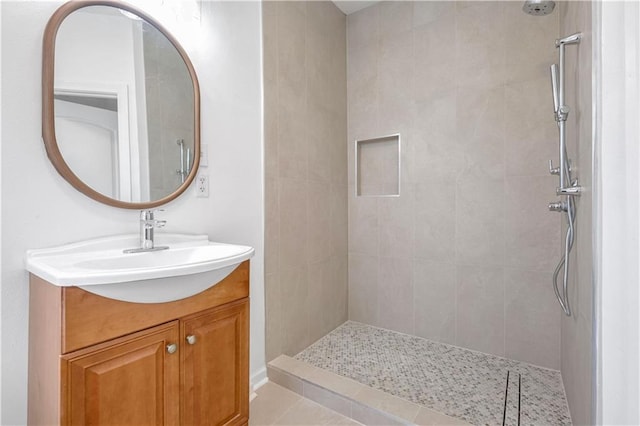 6501 Selma St, New Orleans, LA 70126 - full bath with a tile shower and vanity