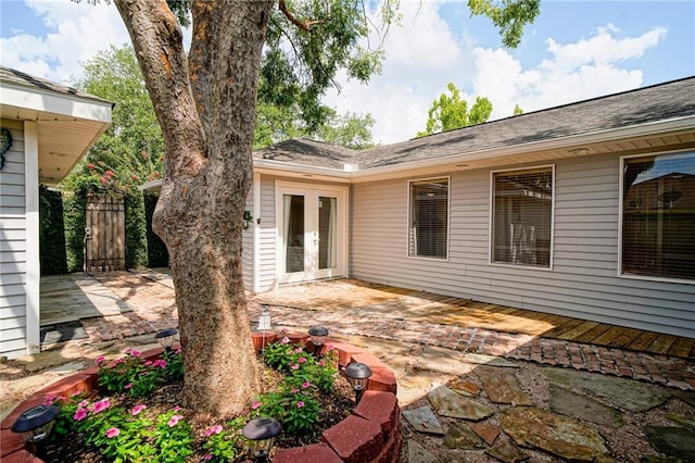 808 N Pearl St, Slidell, LA 70461 - view of patio with french doors