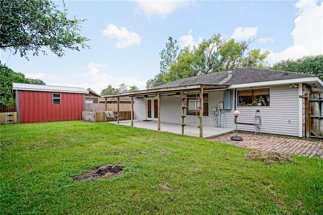808 N Pearl St, Slidell, LA 70461 - back of house featuring a patio area and an outdoor structure
