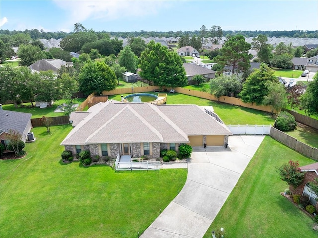 804 S Hawthorn Ct, Slidell, LA 70458 - aerial perspective of suburban area