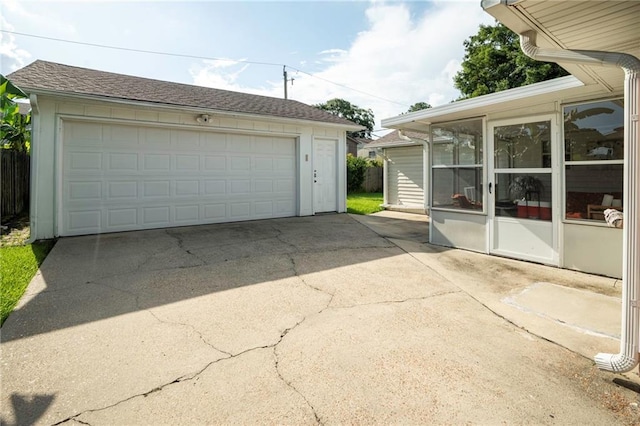 2018 Saint Nick Dr, New Orleans, LA 70131 - view of detached garage