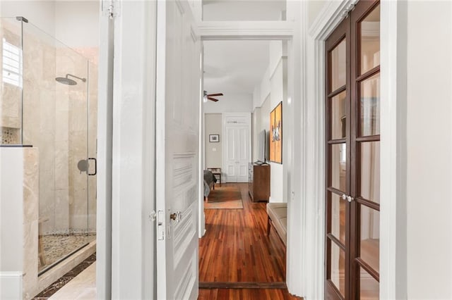 401 Pelican Ave, New Orleans, LA 70114 - hall featuring wood finished floors